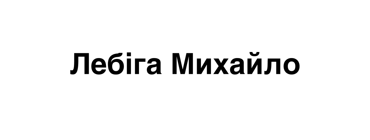 Торговельна марка «михайло лебіга лебіга михайло», свідоцтво №390647
