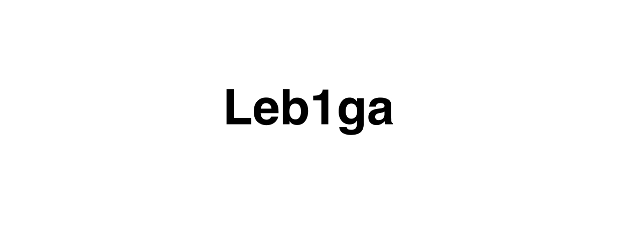 Торговельна марка «lebiga ga 1 leb leb1ga», свідоцтво №390649