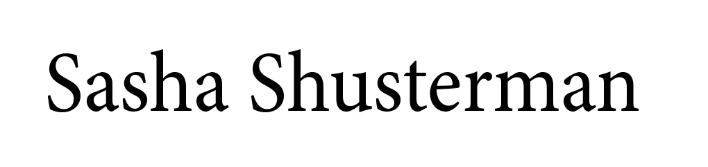 sasha shusterman