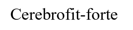 Зображення марки «cerebrofit-forte»