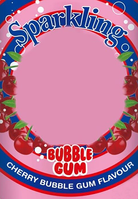 cherry bubble gum flavour