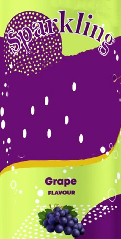 sparkling grape flavour