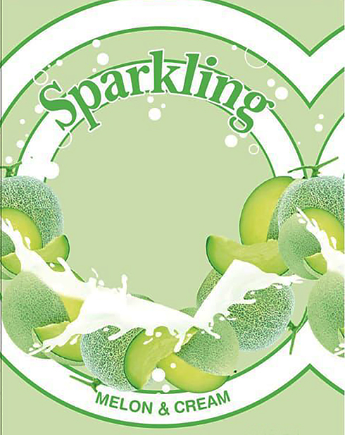 sparkling melon&cream