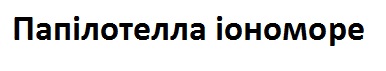 папілотелла іономоре
