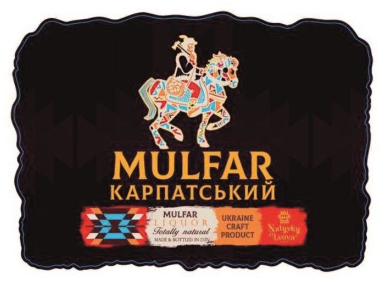 mulfar liquor fotally natural made & butled in lviv