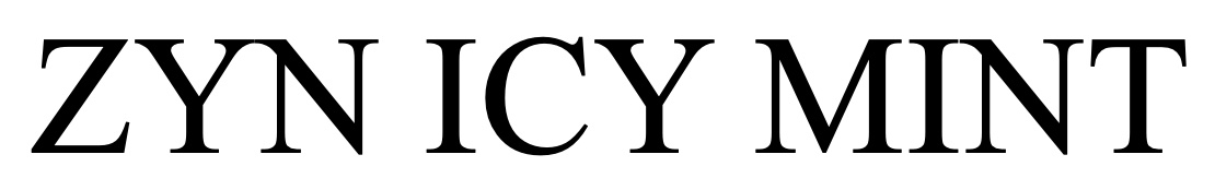 zyn icy mint