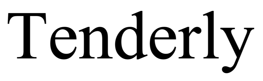 tenderly