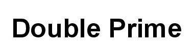 double prime