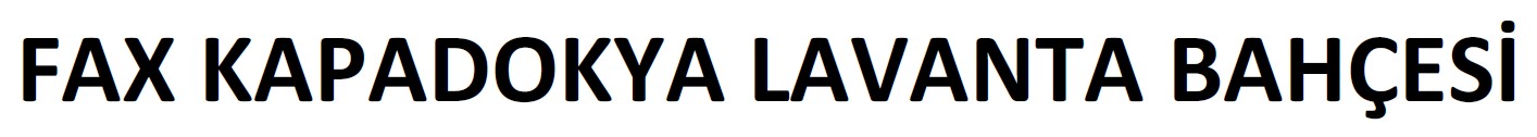fax kapadokya lavanta bahcesi