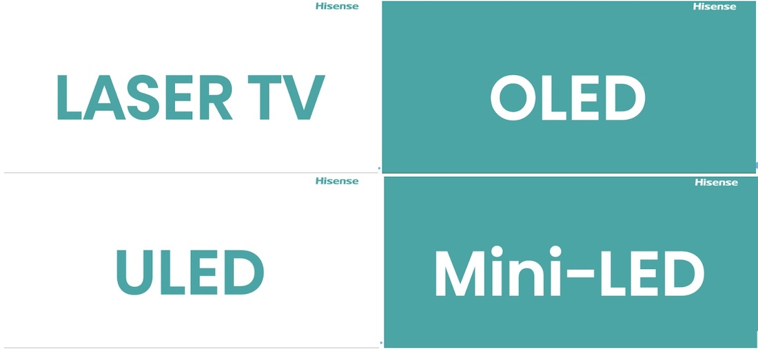 laser tv oled uled mini - led