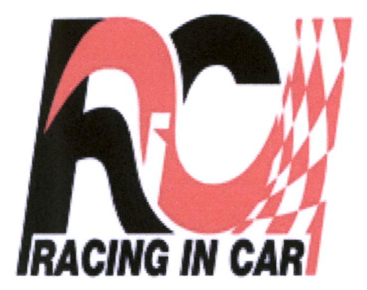 racing in car