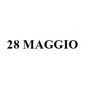 28 maggio