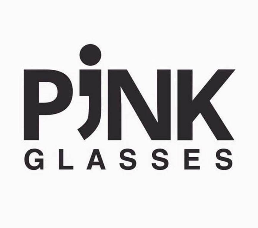 pink glasses