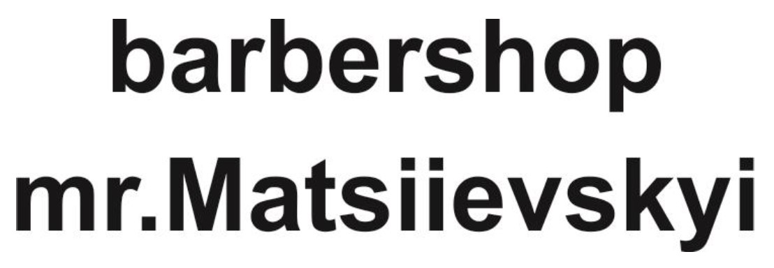 barbershop mr.matsiievskyi