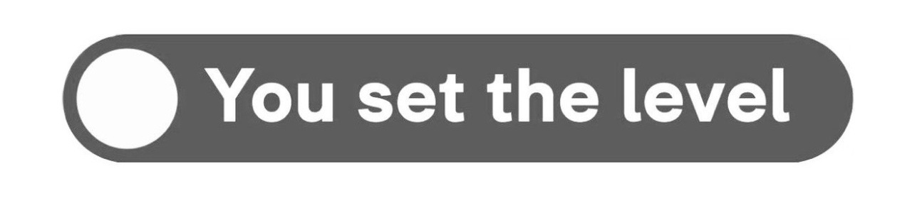 you set the level