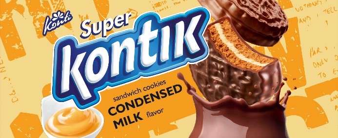 sandwich cookies condensed milk flavor