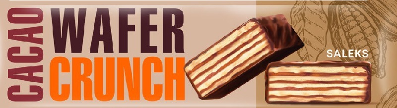 cacao wafer crunch saleks