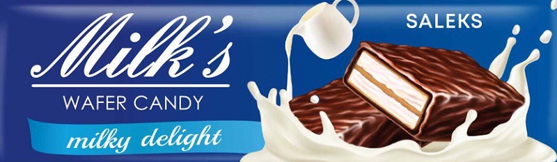 milk`s wafer candy milky delight saleks