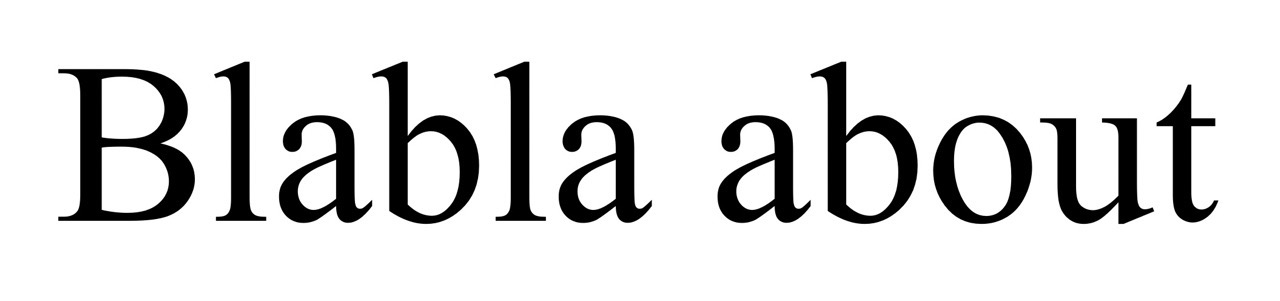 blabla about