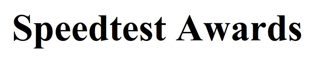 speedtest awards