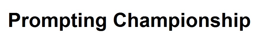 prompting championship