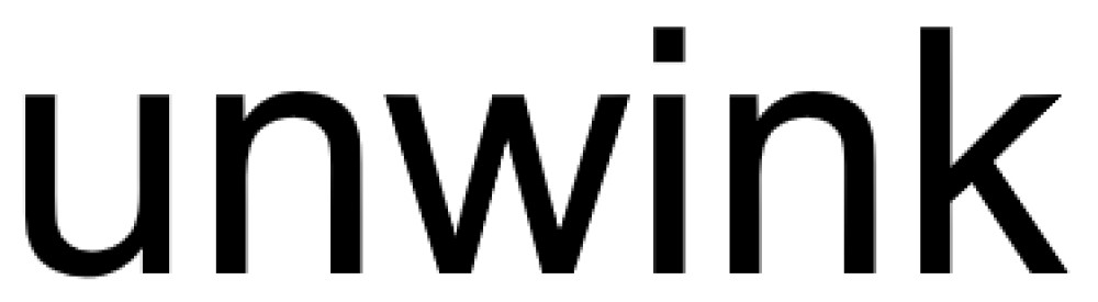 unwink
