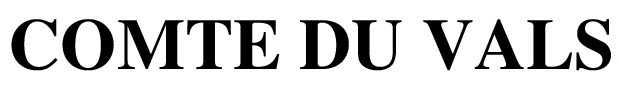 comte du vals