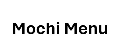 mochi menu