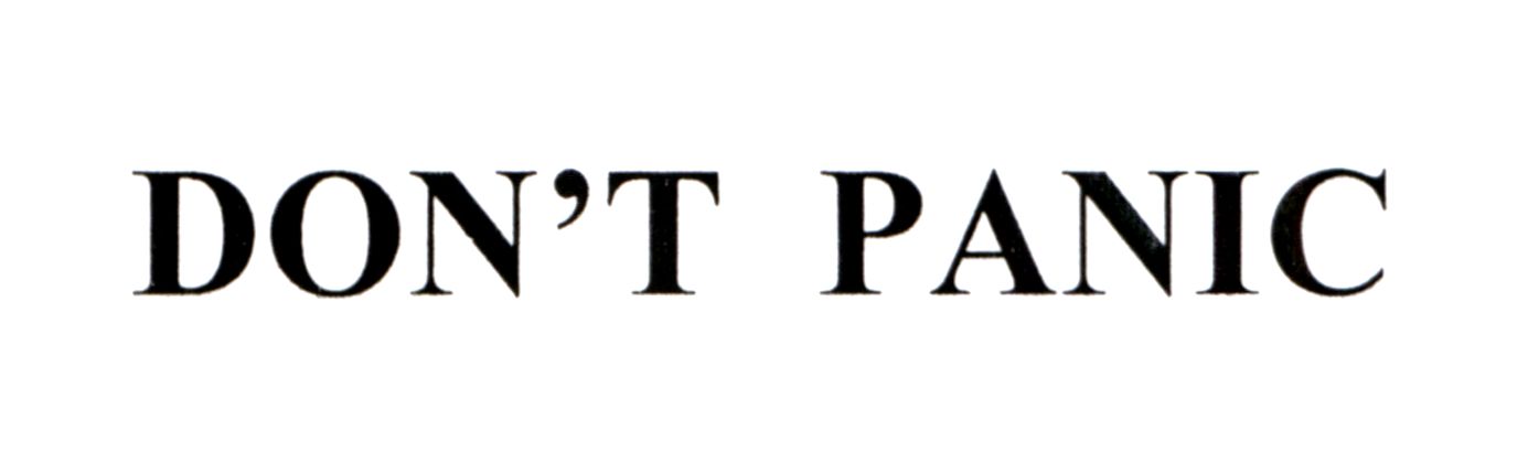 don’t panic