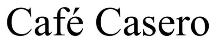 cafe casero