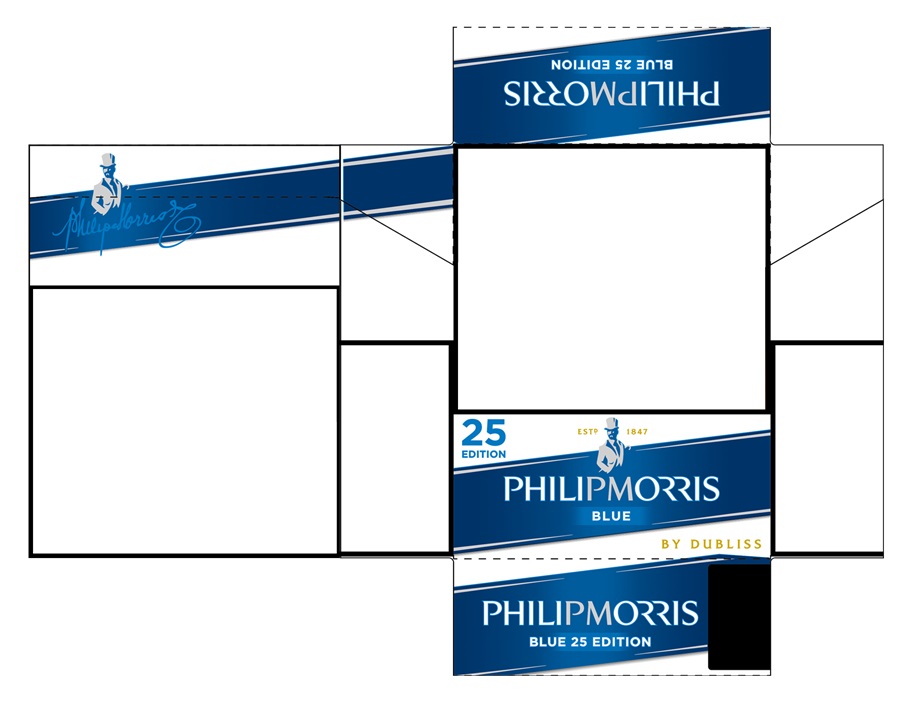 philipmorris blue 25 edition