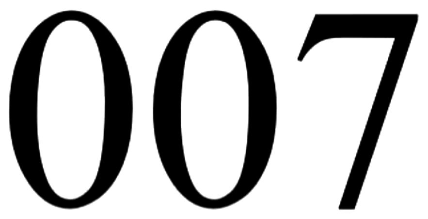 Зображення марки «007»