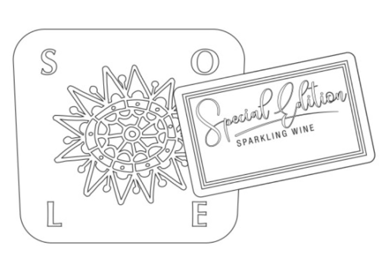 special edition sparkling wine