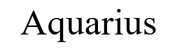 aquarius