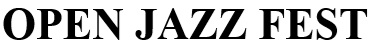 open jazz fest