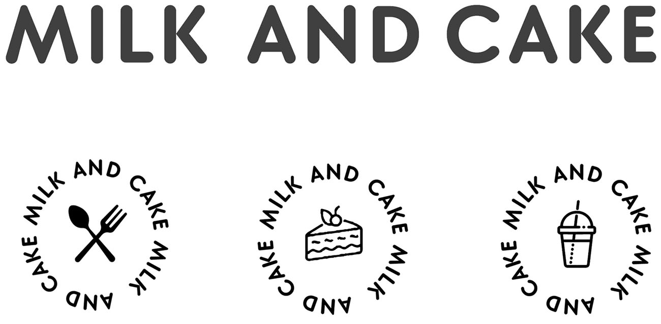 milk and cake