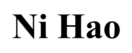 ni hao