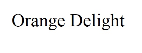 orange delight