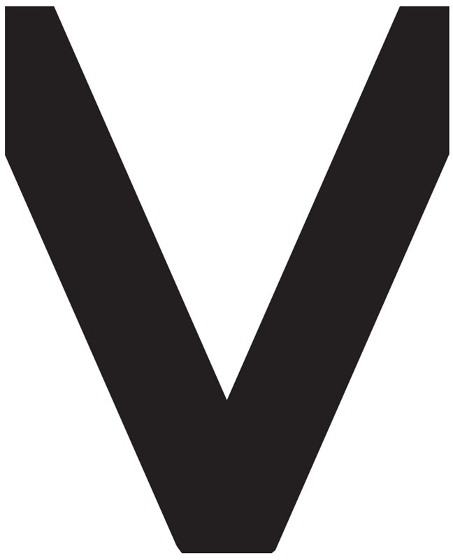 v