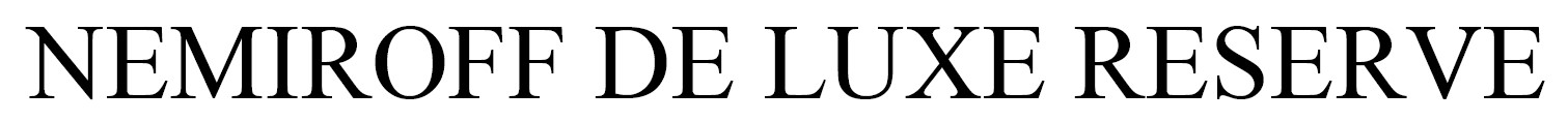 nemiroff de luxe reserve