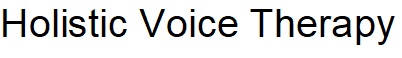 holistic voice therapy