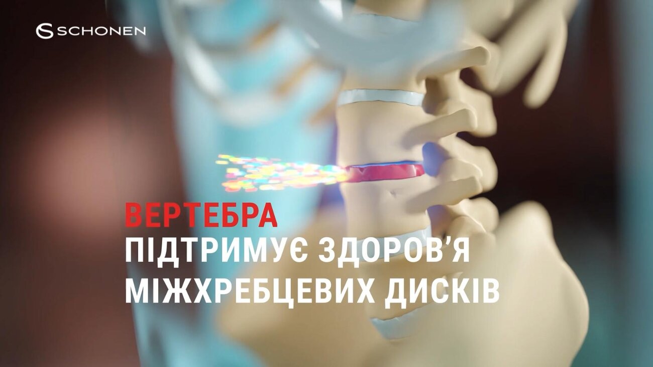 вертебра підтримує здоров`я міжхребцевих дисків