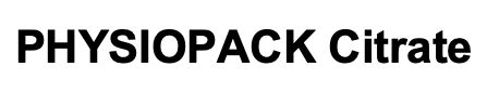 physiopack citrate