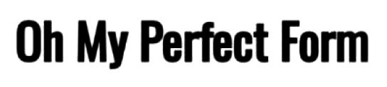 Зображення марки «oh my perfect form»