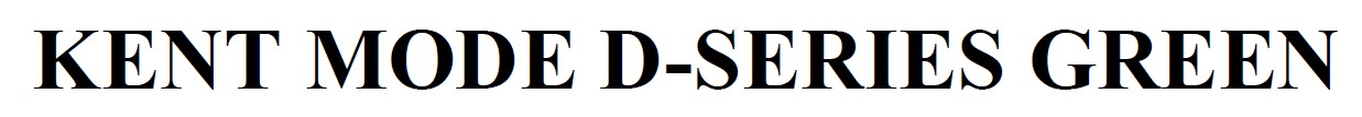 kent mode d-series green