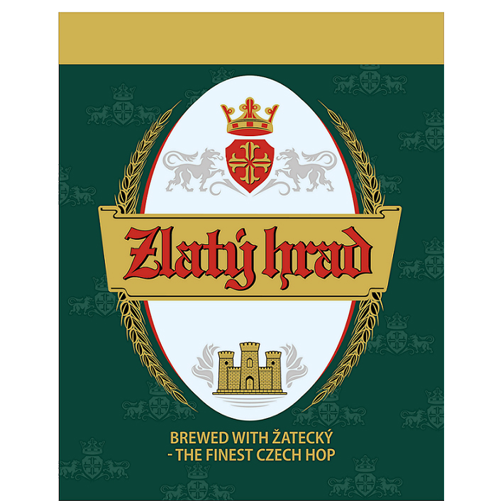 brewed with zatecky – the finest czech hop