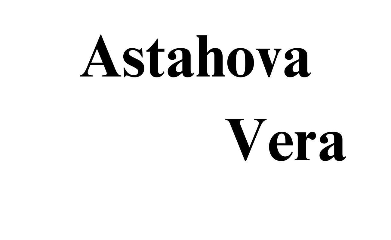 astahova vera