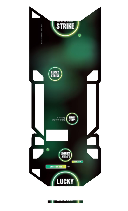lucky strike sticks green switch