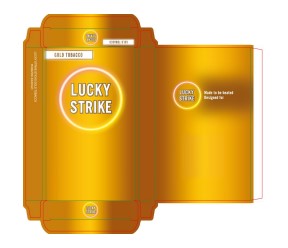 lucky strike sticks gold tobacco