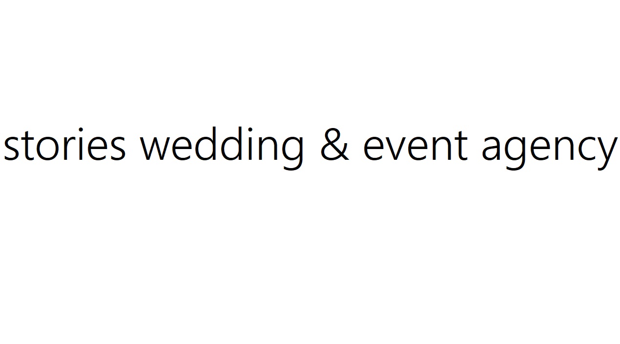 stories wedding & event agency